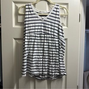 Babydoll tank maternity